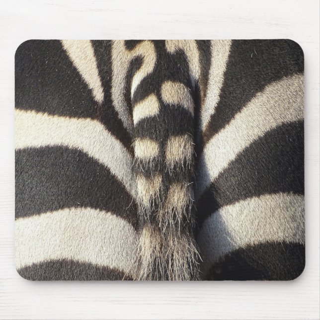 Zebra Schwanz Mousepad (Vorne)