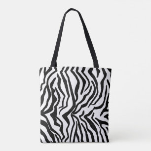 Zebra Schwarz-Weiß-Muster verborgen Tasche