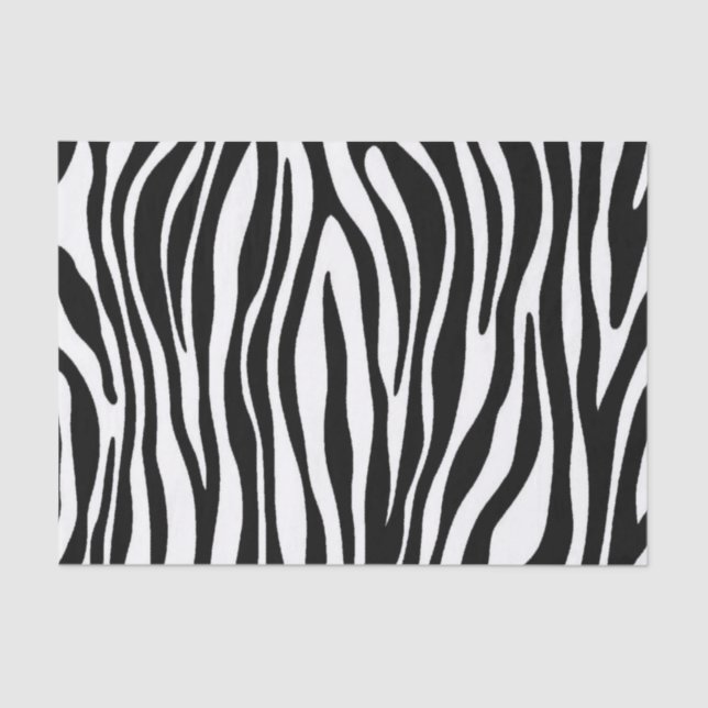 Zebra Seidenpapier (Vorderseite)