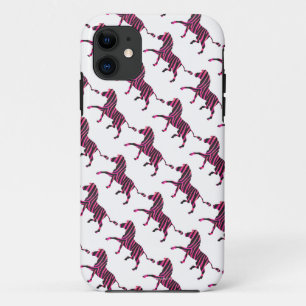 Zebra-Silhouette Schwarz und Heiß-Rosa title_seo2