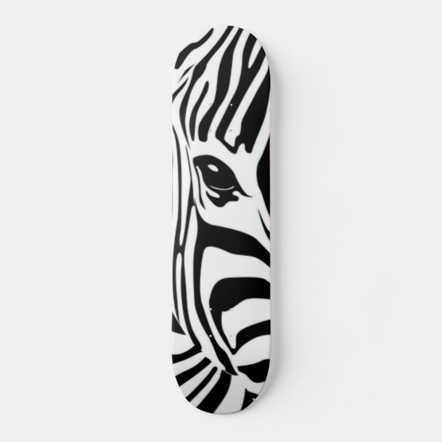Zebra Skateboard (Vorderseite)