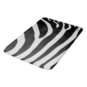 Zebra Skin Badematte