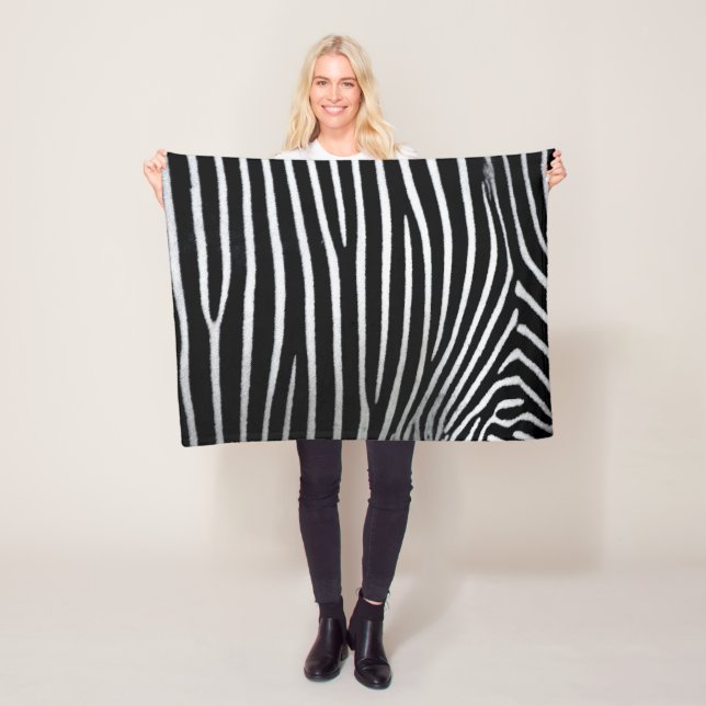Zebra Skin Fleecedecke (Beispiel)