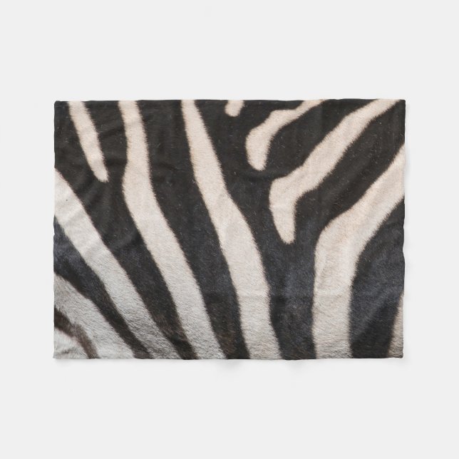 ZEBRA SKIN FLEECEDECKE (Vorderseite (Horizontal))