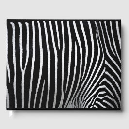 Zebra Skin Gästebuch