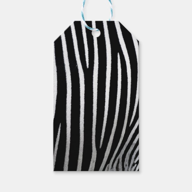 Zebra Skin Geschenkanhänger (Vorderseite)