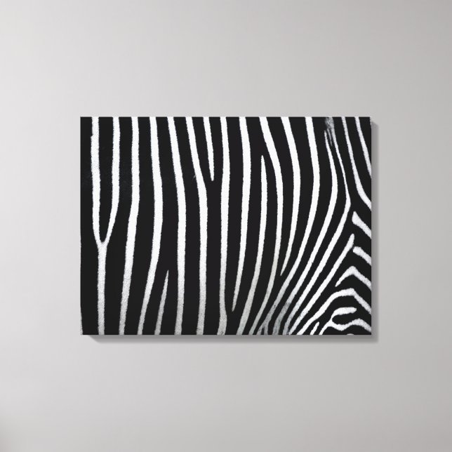 Zebra Skin Leinwanddruck (Vorderseite)