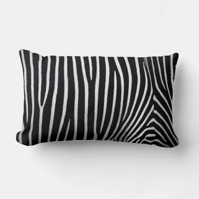 Zebra Skin Lendenkissen (Vorderseite)