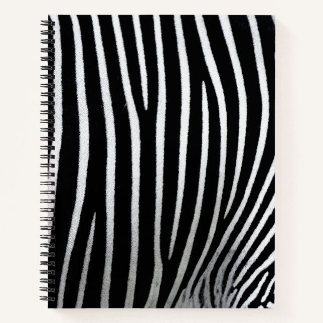Zebra Skin Notizbuch (Vorderseite)