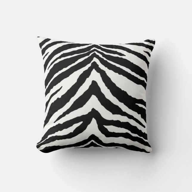 Zebra Skin Print Kissen (Vorderseite)