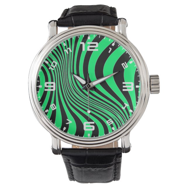 Zebra Skin Print Texture Pattern-88488 Armbanduhr (Vorderseite)