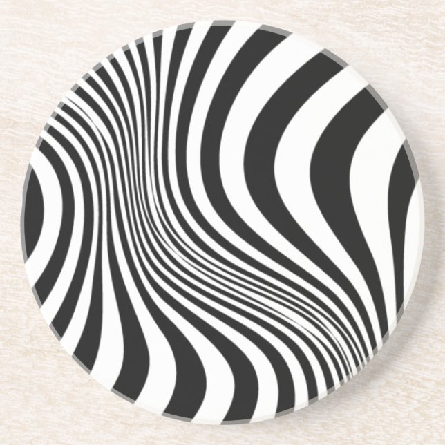 Zebra Skin Print Texture Pattern-88488 Getränkeuntersetzer (Vorne)