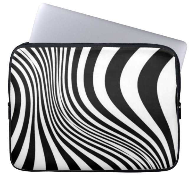 Zebra Skin Print Texture Pattern-88488 Laptopschutzhülle (Vorderseite)