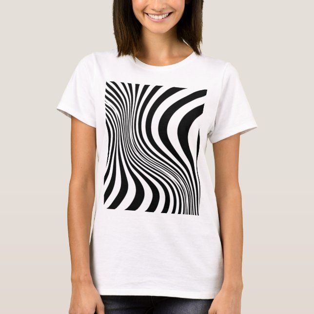 Zebra Skin Print Texture Pattern-88488 T-Shirt (Vorderseite)