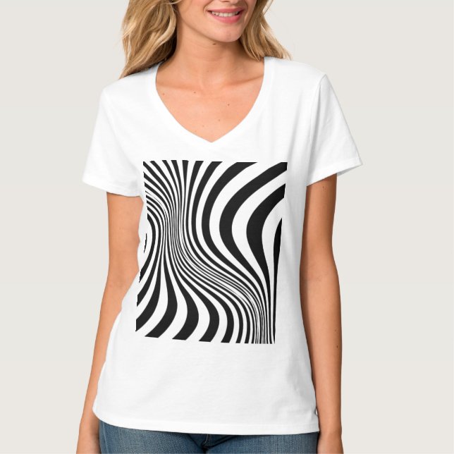 Zebra Skin Print Texture Pattern-88488 T-Shirt (Vorderseite)