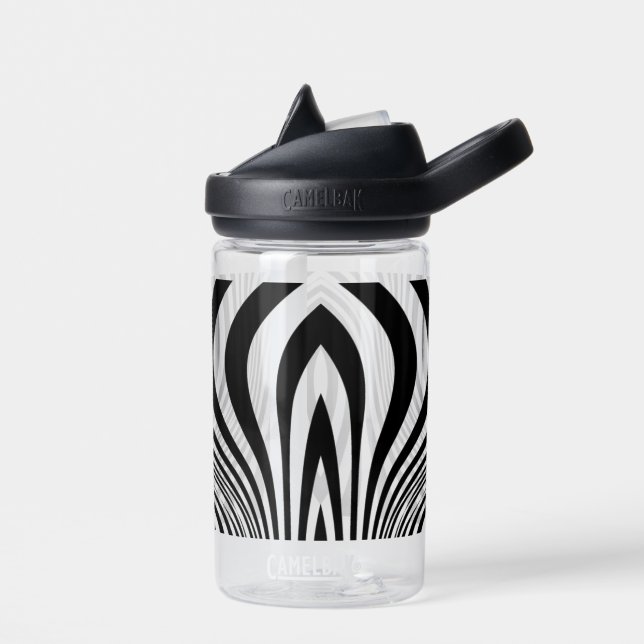 Zebra Skin Print Texture Pattern-88488 Trinkflasche (Links)