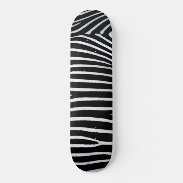 Zebra Skin Skateboard (Vorderseite)