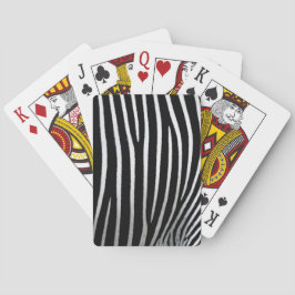 Zebra Skin Spielkarten