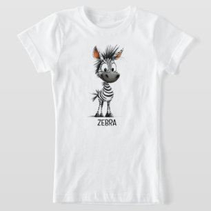 Zebra Skizze T-Shirt