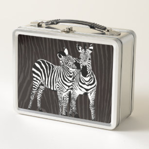 Zebra Spiel Metall Brotdose