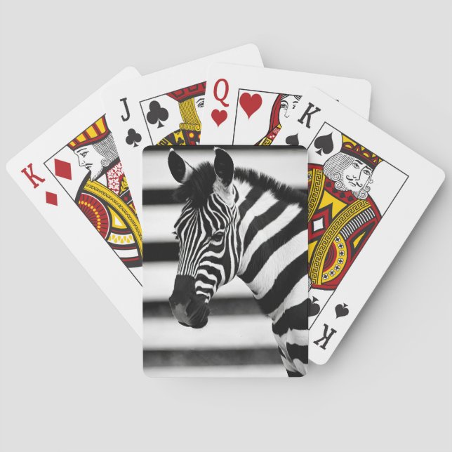 Zebra Spielkarten (Rückseite)