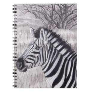 Zebra Spiral Notebook Notizblock