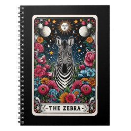 Zebra Spirit Tarot Card Notebook Notizblock