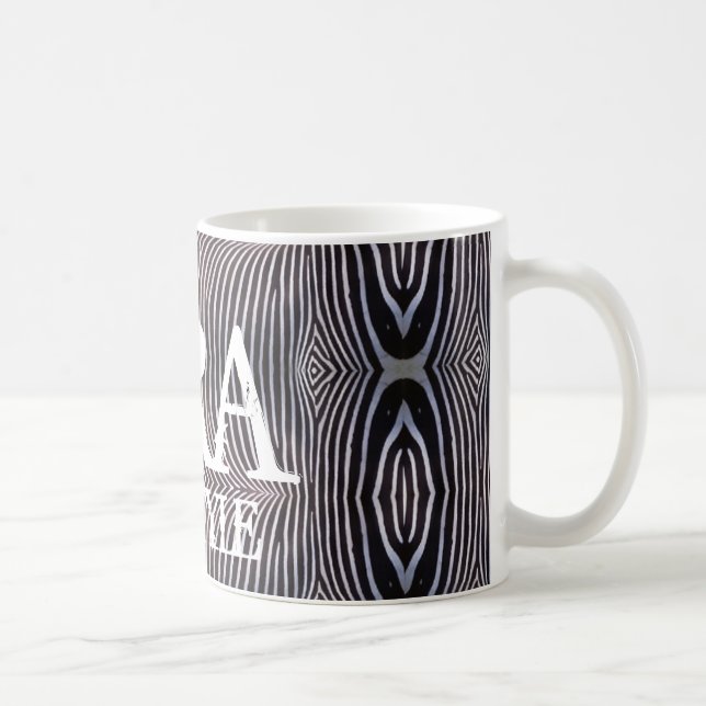 ZEBRA-Stil Kaffeetasse (Rechts)