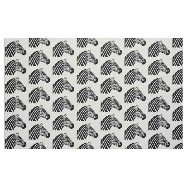 Zebra Stoff (Fat Quarter (45,7 x 55,9 cm))