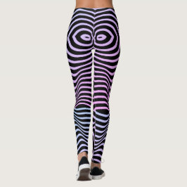 Zebra Streifen - Geometrisches Muster - Leggings