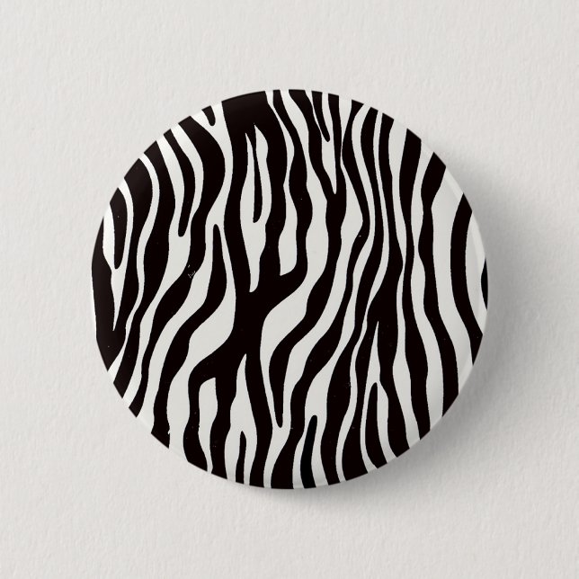 Zebra-Streifen-Mischungs-u. Match-Sammlerstücke - Button (Vorderseite)