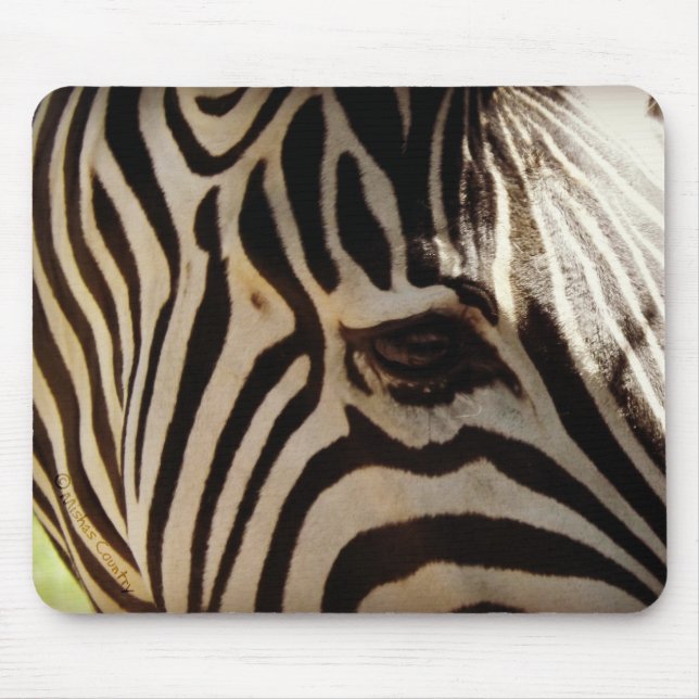 Zebra "Streifen " Mousepad (Vorne)