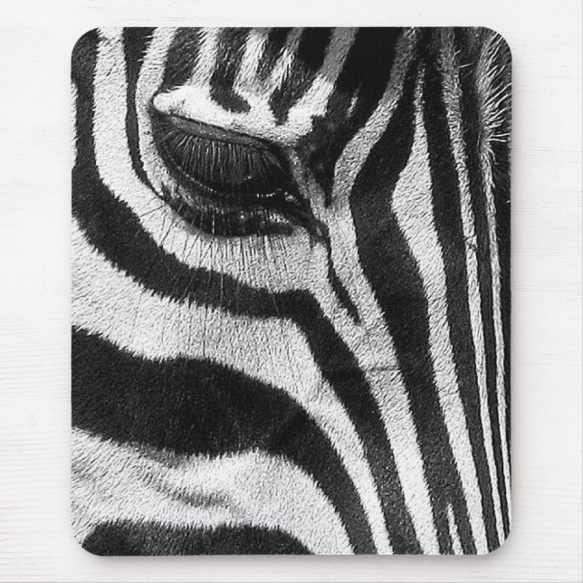 Zebra-Streifen Mousepad (Vorne)