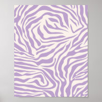 Zebra Streifen Preppy Lila Wild Animal Print