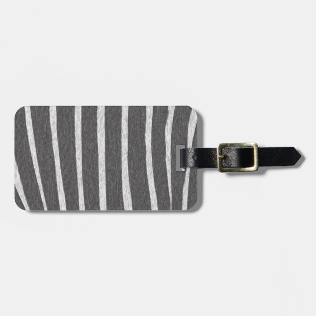 Zebra-Streifen-Sammlung Gepäckanhänger (Vorderseite horizontal)