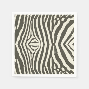 Zebra Stripe Animal Print Muster Serviette