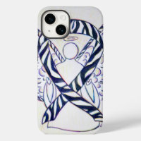 Zebra Stripe Awareness Ribbon Angel iPhone Fall