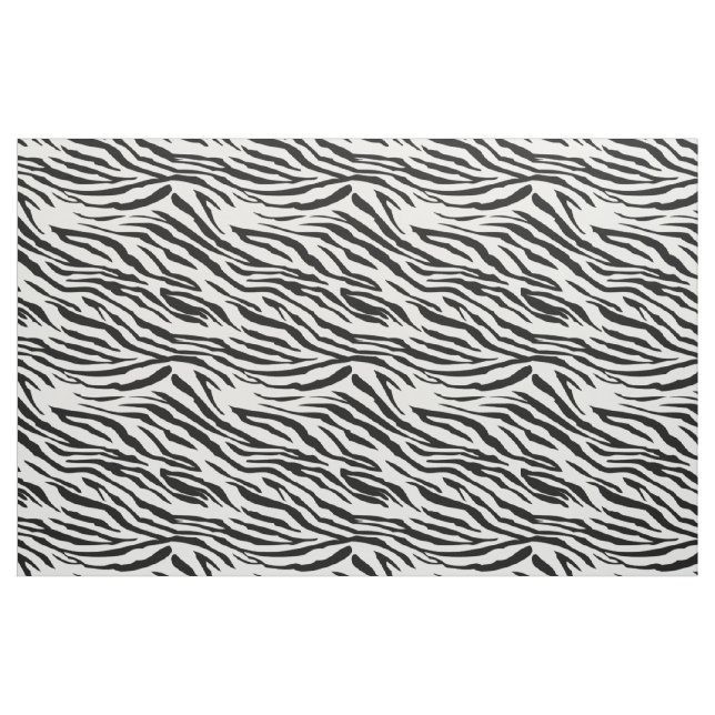 Zebra Stripe Schwarz-Weiß-Stoff Stoff (Yard (91,4 cm))