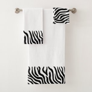 Zebra Striped Bath Handtücher