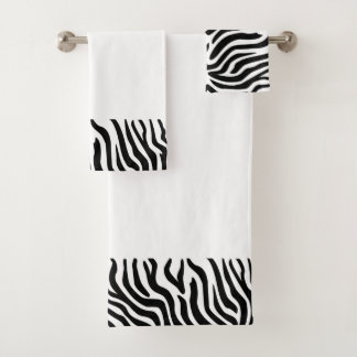 Zebra Striped Bath Handtücher