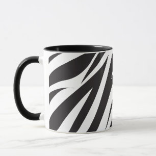 Zebra Striped Pattern Kaffee Tasse