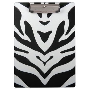 ZEBRA STRIPES ABSTRAKT KLEMMBRETT