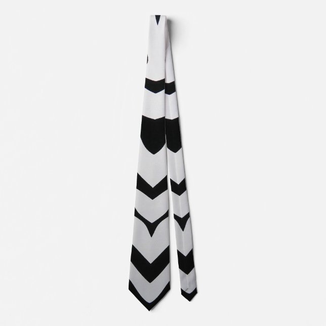 ZEBRA STRIPES ABSTRAKT KRAWATTE (Vorderseite)