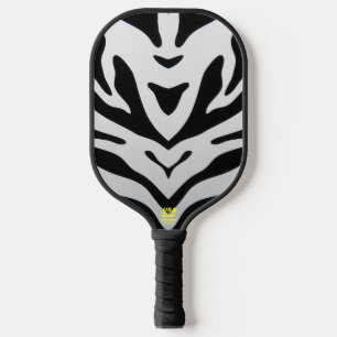 ZEBRA STRIPES ABSTRAKT PICKLEBALL SCHLÄGER