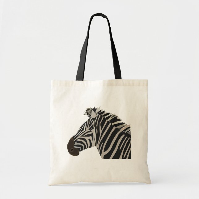 Zebra Stripes Animal Wildlife Tragetasche (Vorne)