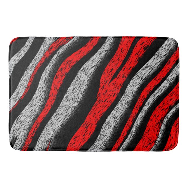 Zebra Stripes Badematte (Vorderseite)