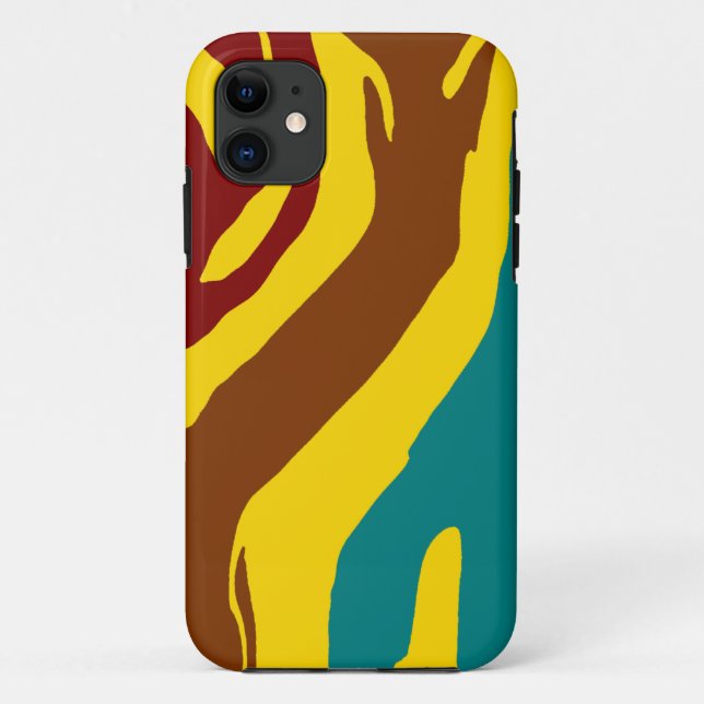Zebra Stripes Case-Mate iPhone Hülle (Rückseite)