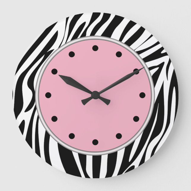 Zebra Stripes Horloge Faune (Recto)