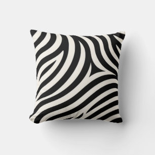 Zebra Stripes Moderne Printmedien Kissen