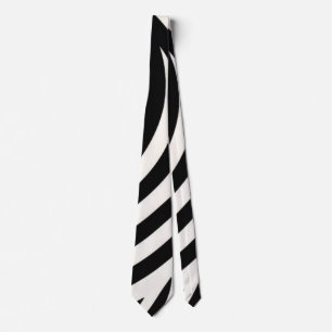 Zebra Stripes Moderne Printmedien Krawatte